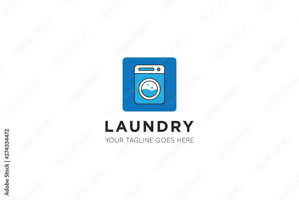 laundry logo and icon vector illustration design template laundry logo and icon vector illustration design template