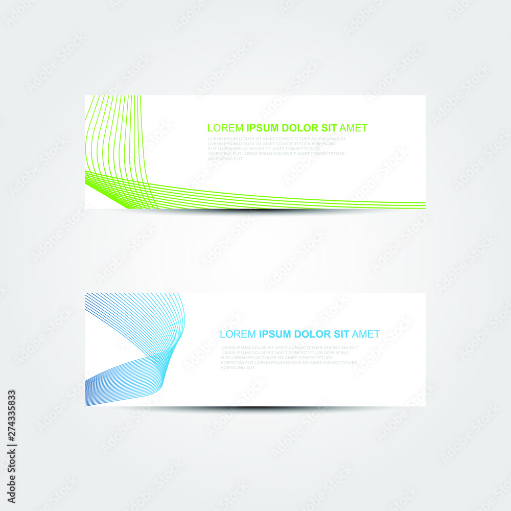 Vector abstract design banner web template Vector abstract design banner web template