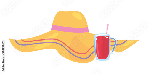 summer time holiday icon vector ilustration