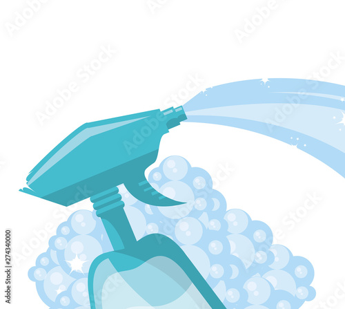 Isolated cleaning detergent design icon vector ilustration