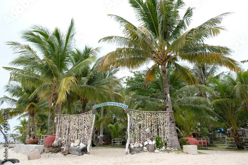 Virgin Beach at Bantayan Island, Cebu, Philippines photo