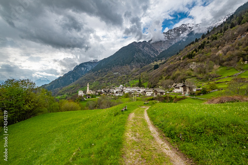 Soglio, one of the most beautiful Swiss mountain villages © erikzunec