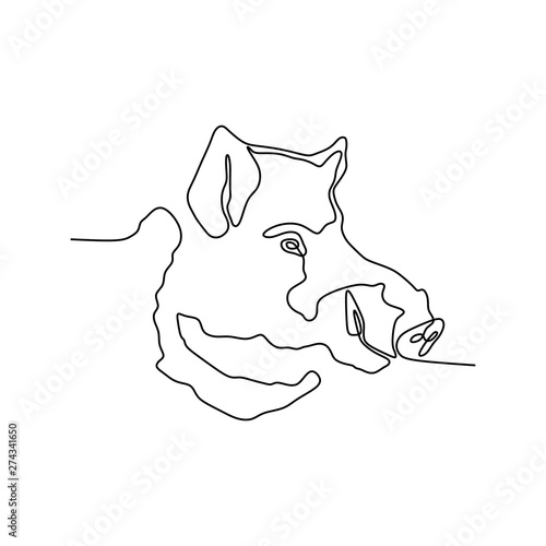 continuous one line of cute...