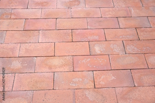 Wallpaper Mural close up brick floor texture Torontodigital.ca