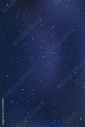Night sky with many stars background