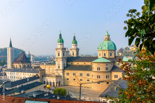 A view along of the city of SALZBURG, AUSTRIA