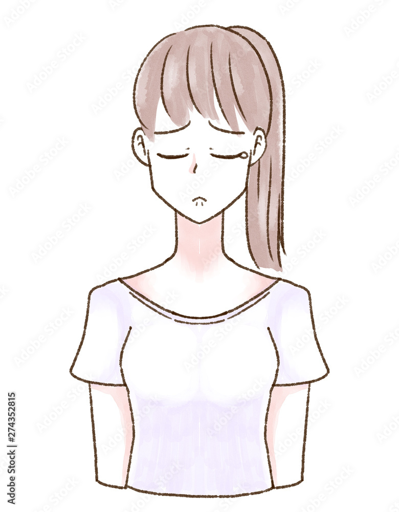 半袖 ポニーテール 