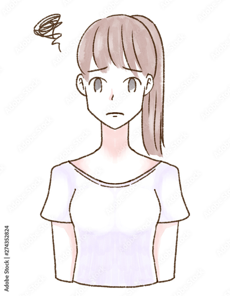 半袖 ポニーテール 