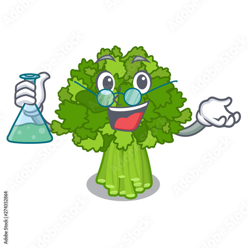 Professor brocoli rabe in the cartoon shape
