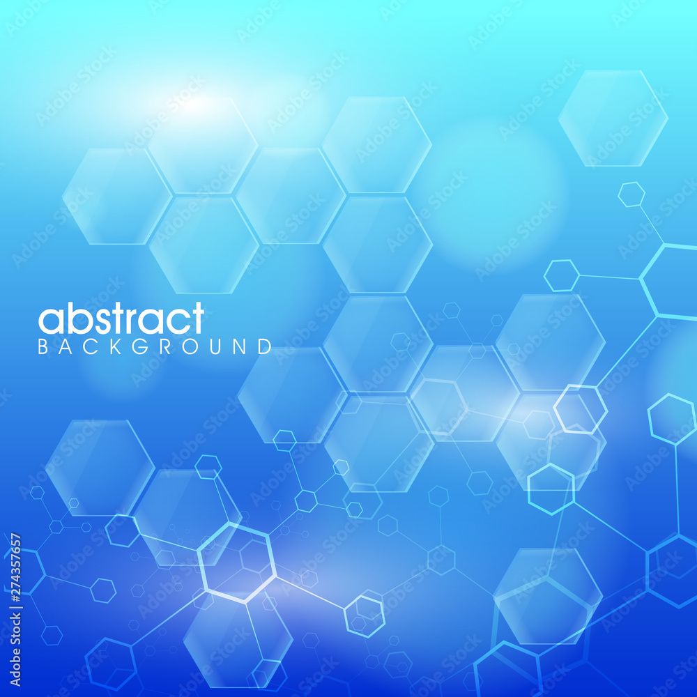 Medical background with molecules. Medical background with molecules.