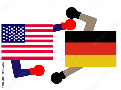 国と国との外交の状態を表している。