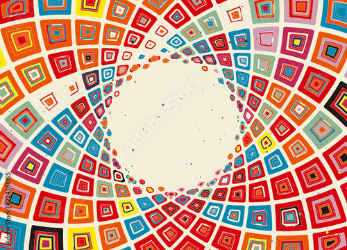 デザイン　背景　模様　タイル柄