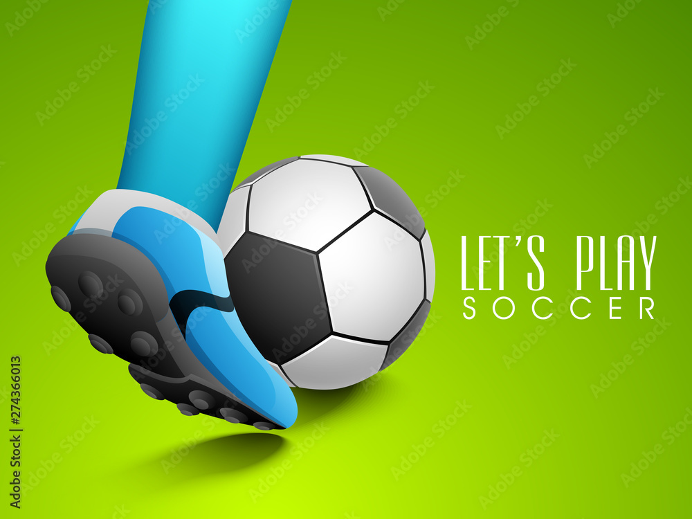 Obraz premium Soccer tournament concept, Sports background.