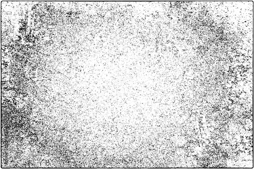 Grunge background black and white. Vector texture of scratches, chips, cracks. Monochrome gloomy pattern of the old surface