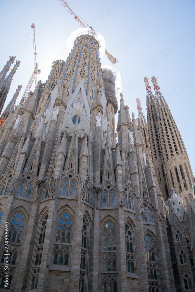 Die Sagrada Familia in Barcelona Spanien