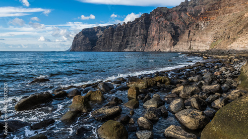 Rocks on the shore in a rocky Bay