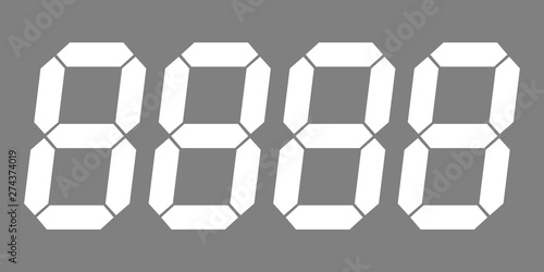 Digital numbers price