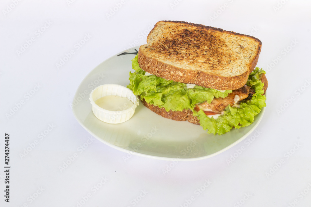 Wholemeal bread sandwich Wholemeal bread sandwich