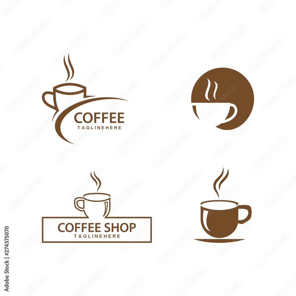 Obraz premium Coffee cup Logo