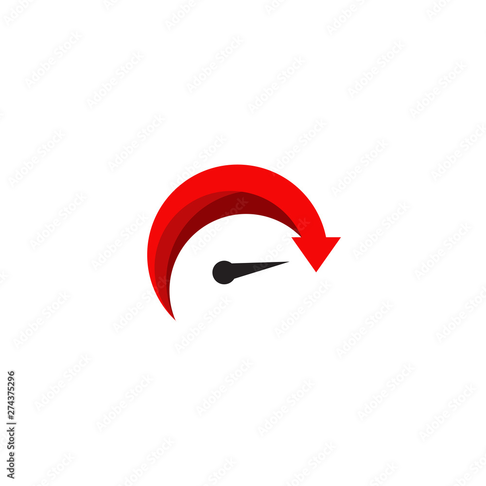 Speedometer logo icon design vector template Speedometer logo icon design vector template