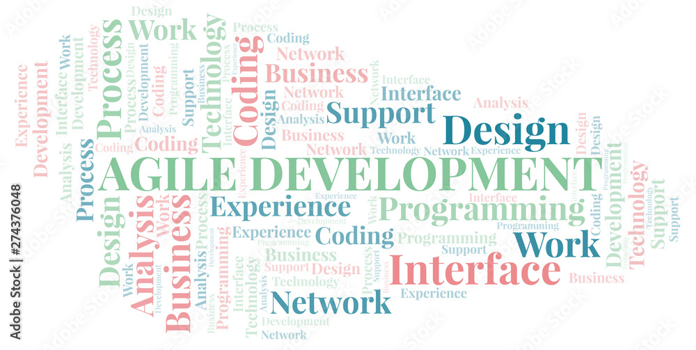 Agile Development word cloud. Wordcloud made with text only. Agile Development word cloud. Wordcloud made with text only.