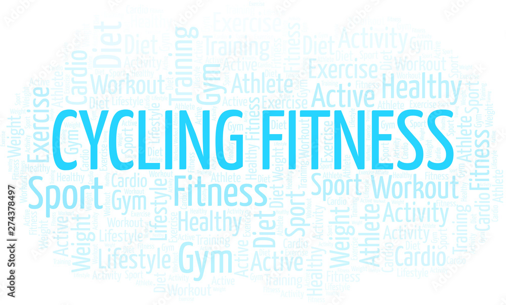 Cycling Fitness word cloud. Wordcloud made with text only. Cycling Fitness word cloud. Wordcloud made with text only.