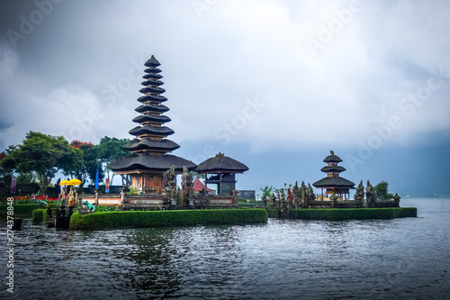Pura Ulun Danu Bratan temple  bedugul  Bali  Indonesia