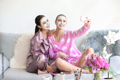 Beautiful young women with ...