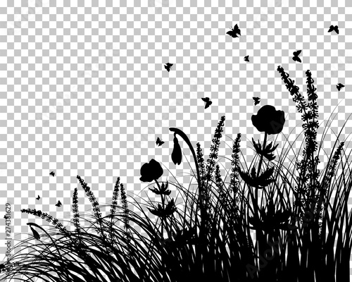 Meadow silhouette