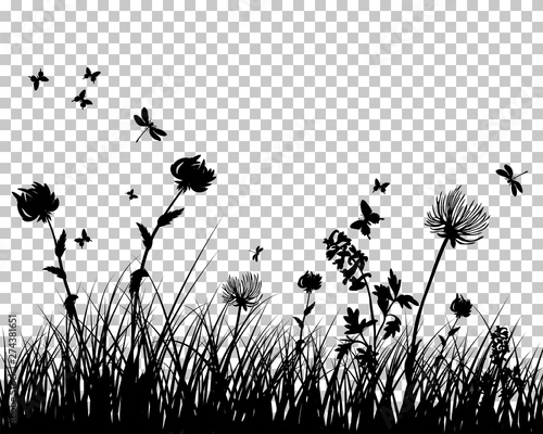 Meadow silhouette