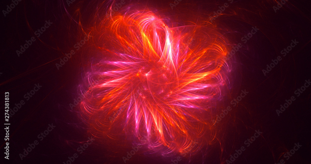 3D rendering abstract round light background 3D rendering abstract round light background