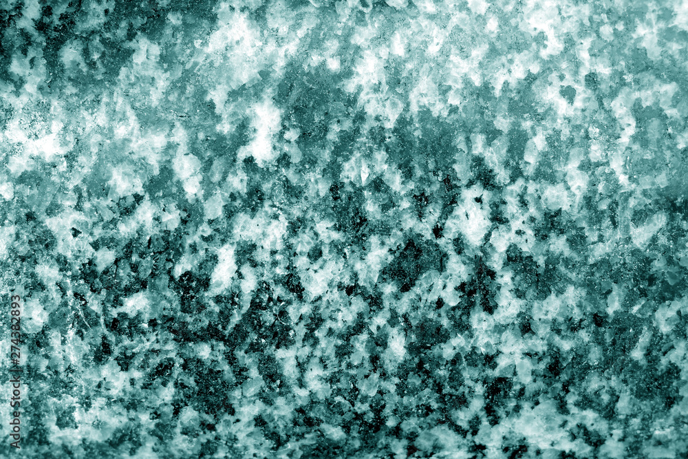 Fototapeta premium Marble stone background in cyan tone.
