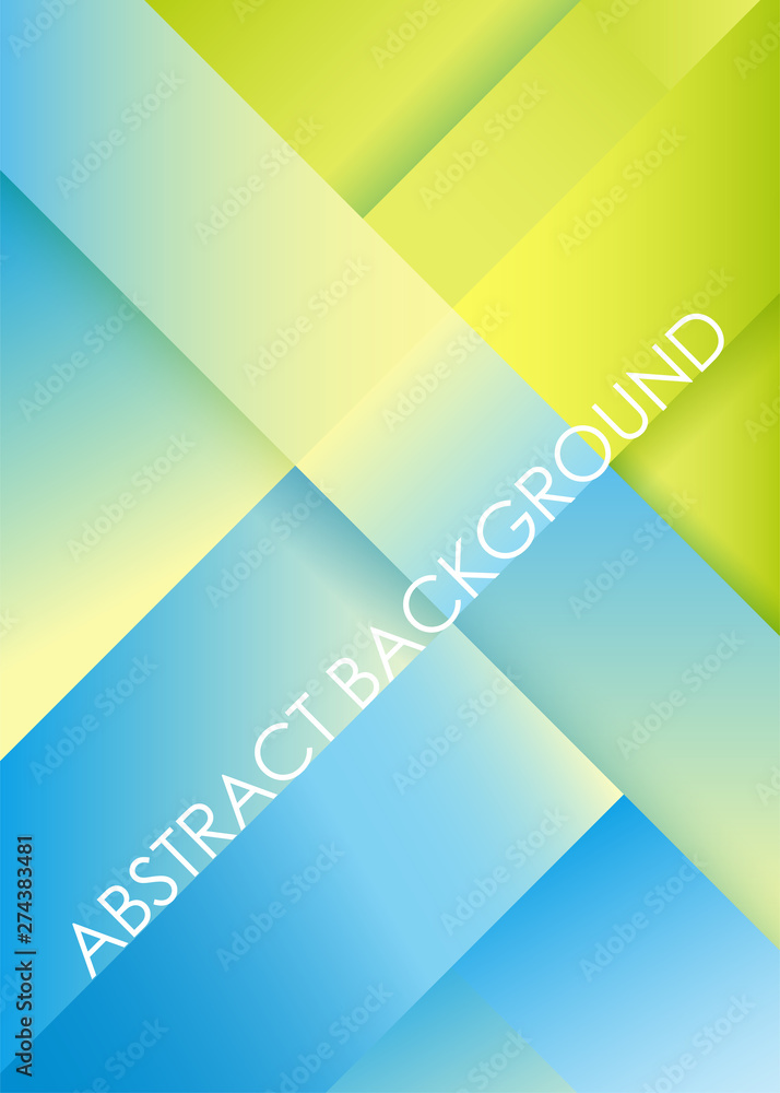 Abstract gradient template in bright colors