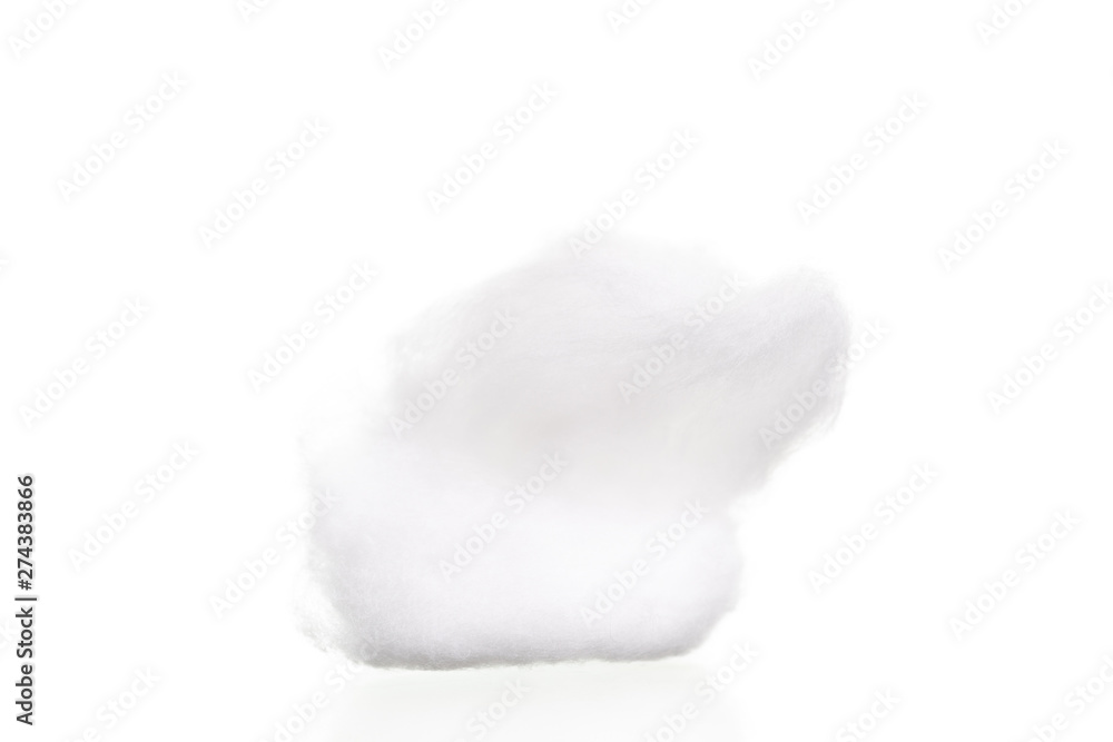 Cotton wool isolate on white background Cotton wool isolate on white background
