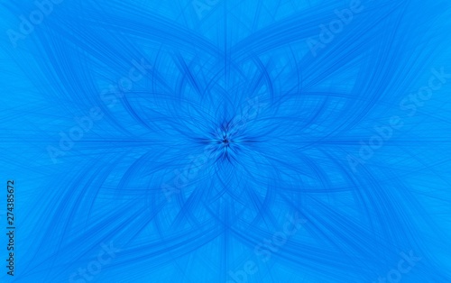 art illustration blue background pattern. symmetry.