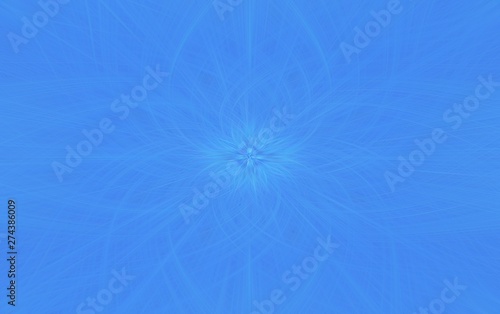 art illustration blue background pattern. symmetry wallpaper.