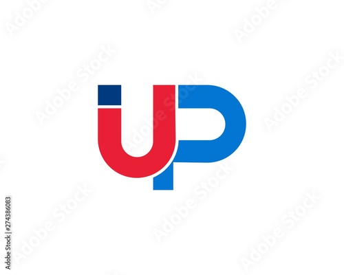 Free Download Initial text UP logo business template icon design - GFXLoad