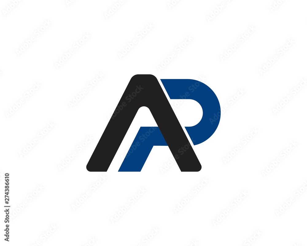 Initial AP, PA, creative text logo business template icon design Initial AP, PA, creative text logo business template icon design