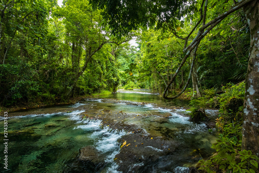 Rarru Rentapao Cascades, Waterfall and the River, Teouma village, Efate Island, Vanuatu Rarru Rentapao Cascades, Waterfall and the River, Teouma village, Efate Island, Vanuatu