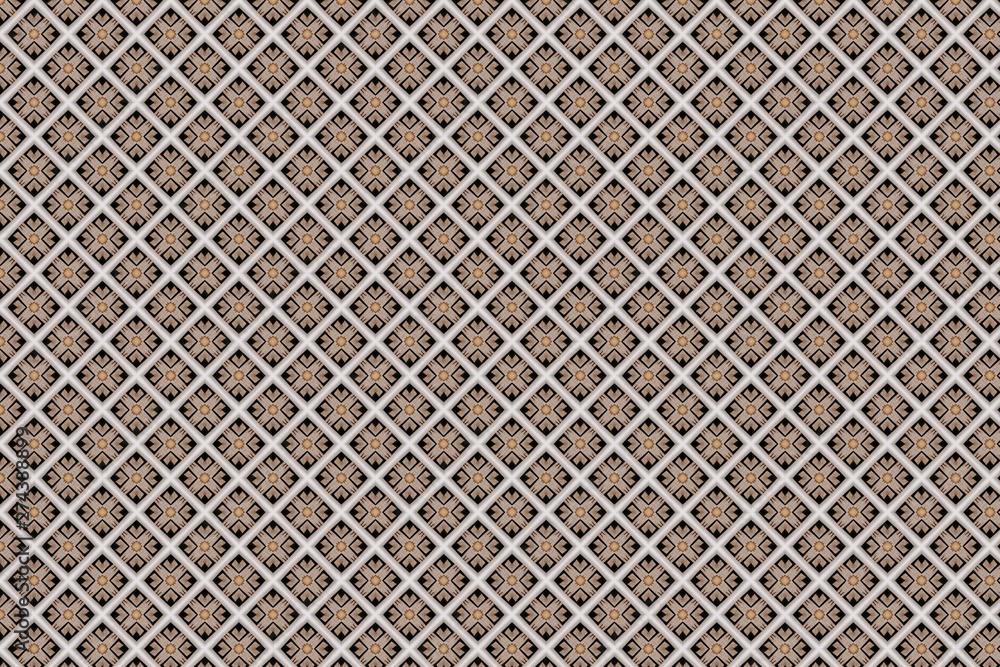 Fototapeta premium Illustration graphic ornament. Multicolor artwork- background - Illustration