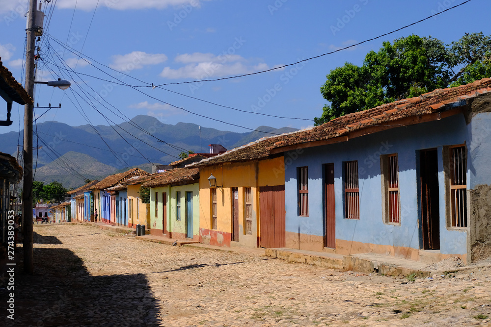 Colonial old town of Trinidad Cuba