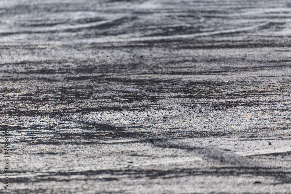 Burned tire rubber from a drift Burned tire rubber from a drift