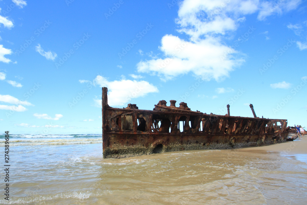 SS Maheno Shipwreck on Fraser Island, Australia