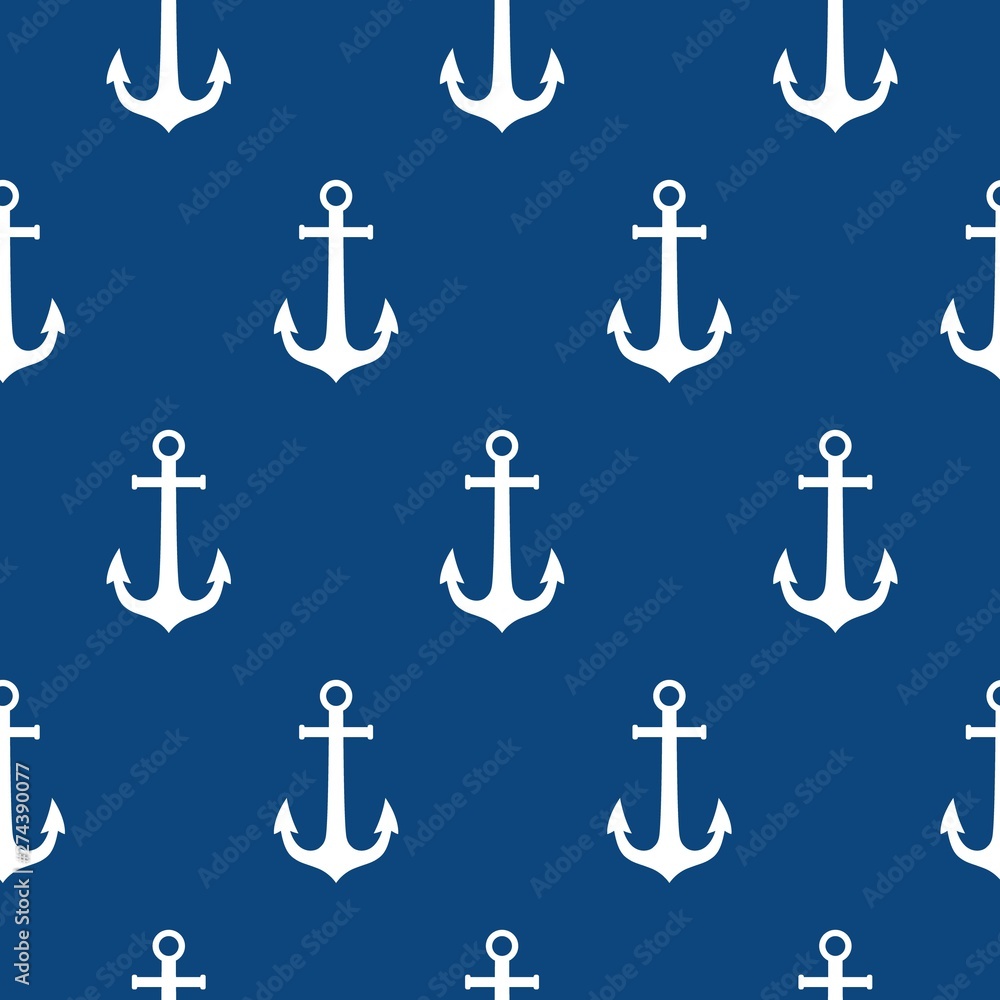 Seamless vector pattern with anchors. Seamless pattern can be used for wallpaper, pattern fills, web page background, surface textures. Seamless vector pattern with anchors. Seamless pattern can be used for wallpaper, pattern fills, web page background, surface textures.