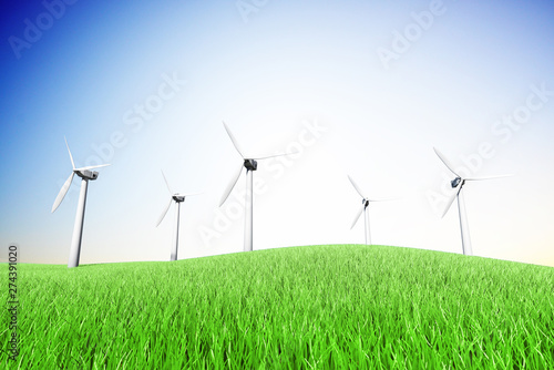 Photography Green low carbon environment, protecting green energy