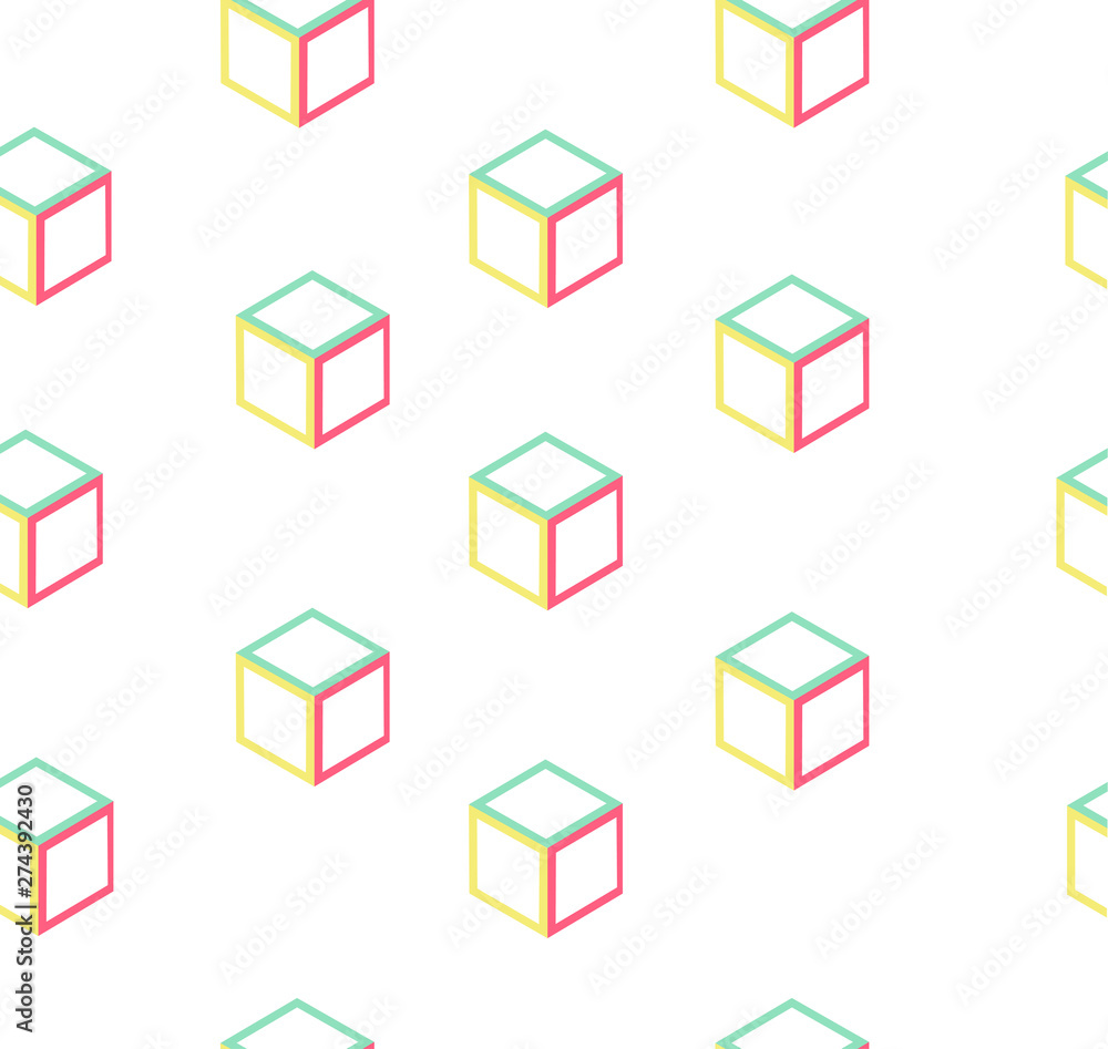 shape abstract box seamless pattern shape abstract box seamless pattern