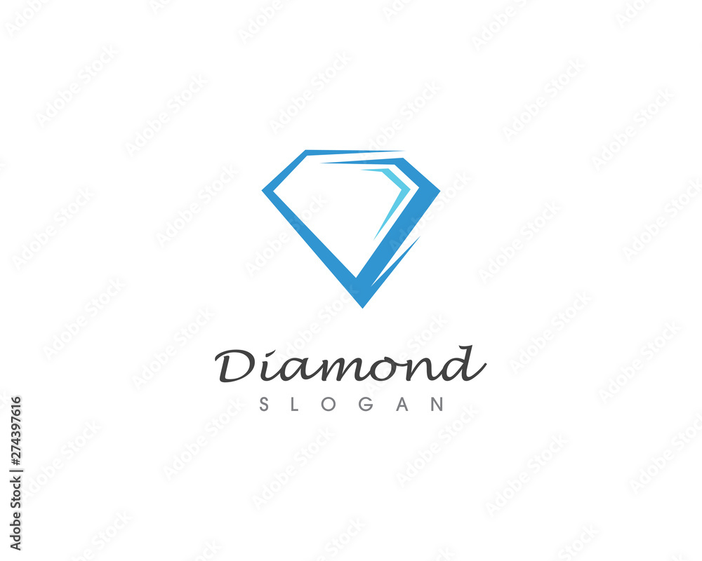 Diamond logo and vector illustration Diamond logo and vector illustration