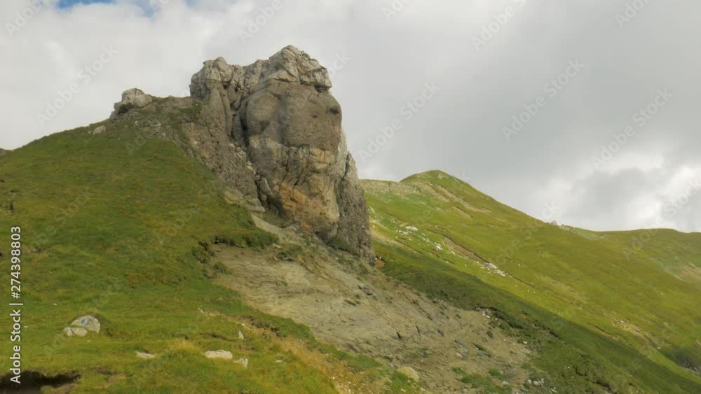 Carpathians mountains view panorama clouds and rocks Carpathians mountains view panorama clouds and rocks