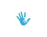 Hand Care Logo Template vector icon Business design