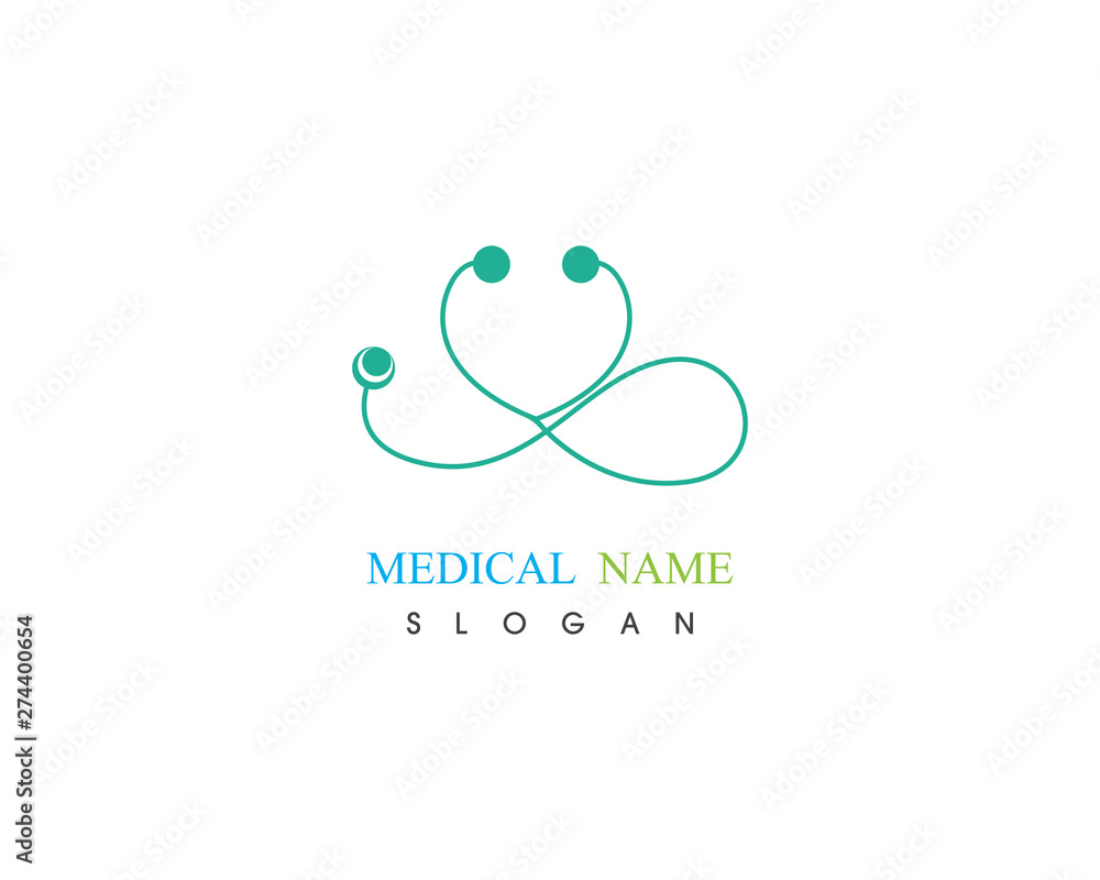 Health medical logo illustration vector design Health medical logo illustration vector design